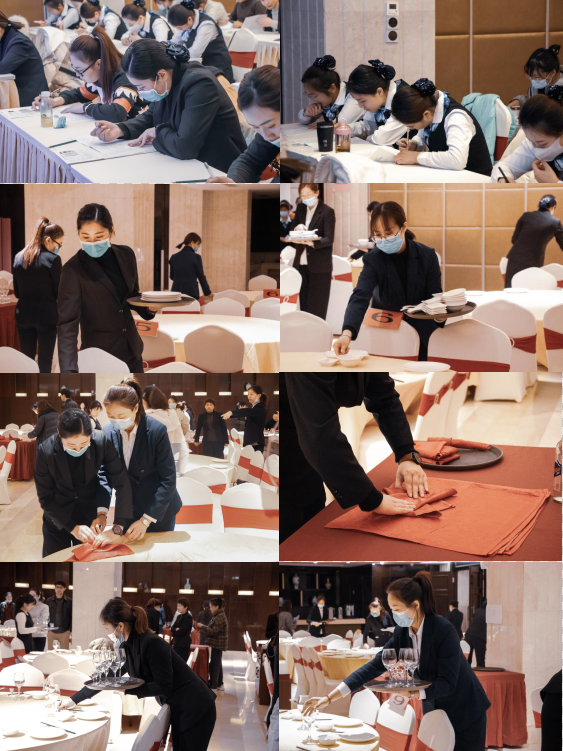 “潛磨匠心 提升內(nèi)功”潤馨物業(yè)員工參加高級餐廳服務(wù)員技能大賽